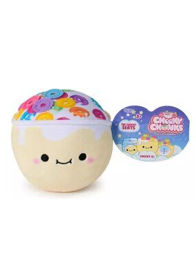 Cheeky Chonks Reversible Plush 4.5” Cheeky O's Cereal NEW
